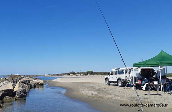 spot de peche en camargue